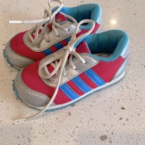 Adidas girls sneakers- good condition